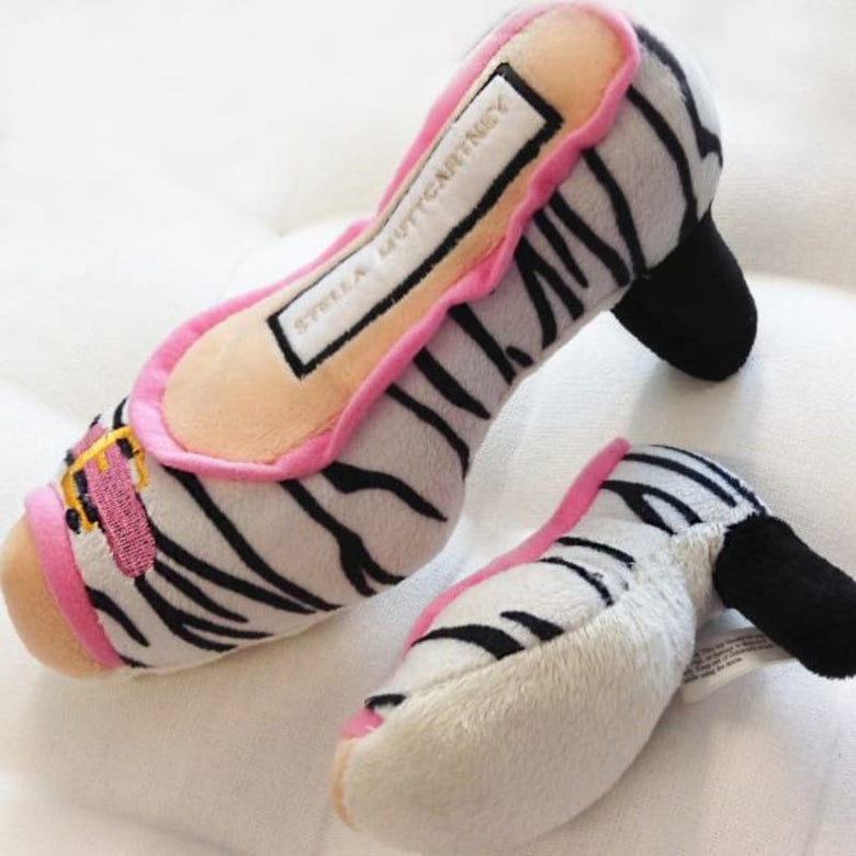 Dog Diggin Designs Toys Stella MuttCartney Shoe Plush Squeak Dog Toy