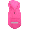 Doggie Design, Inc. Jackets-coats M Slicker Dog Raincoat w/Striped Lining - Pink