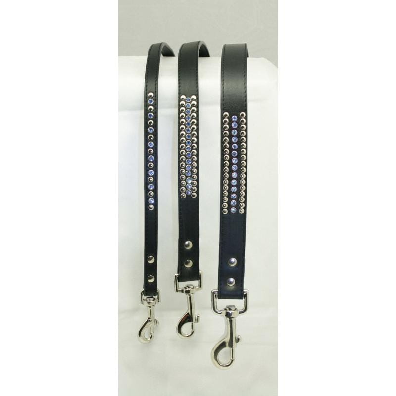 Barker's Bowtique Leashes Blue Embellished Winston Dog Leash