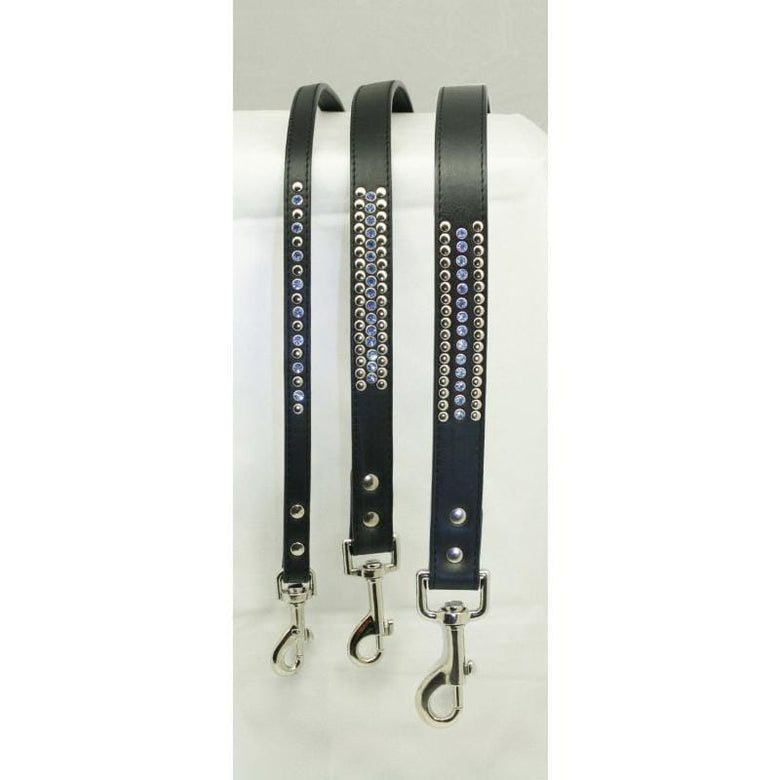 Barker's Bowtique Leashes Blue Embellished Winston Dog Leash