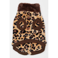Barker's Bowtique Sweaters Cheetah Butter Fleece Dog Vest