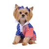 Barker's Bowtique Collared Shirts Max's Closet Americana Stripe and Stars Red White Blue Polo Dog Shirt