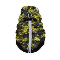 Barker's Bowtique Jackets XS HD Crown Puffer Dog Coat Vest - Yellow Hive