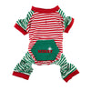 Christmas Striped Red/Green Holiday Pet PJ's Jumper