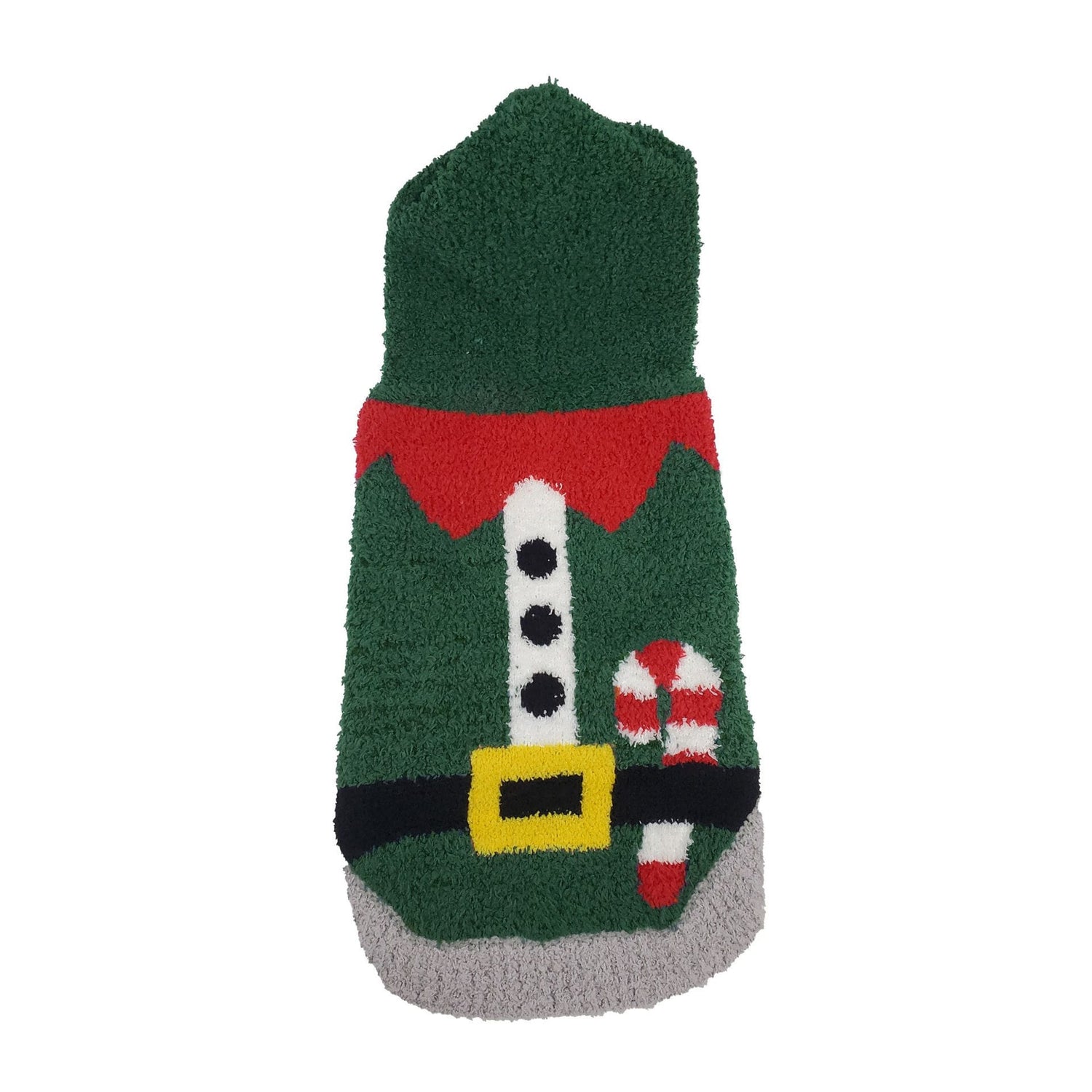 Barker's Bowtique Sweaters XS Chenille Elf Hoodie Pet Sweater