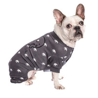 Ivory Ella Elephants Charcoal Grey Onesie Pet Pajamas/Jumper