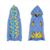 Chenille Blue Dinosaur Hoodie Soft Dog Sweater