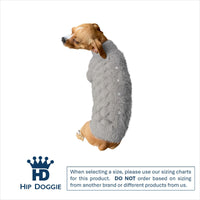 Blossom Feather Soft with Flower Buttons Warm Dog Sweater - Grey