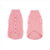Blossom Feather Soft with Flower Buttons Warm Dog Sweater - Pink
