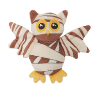 SnugArooz dog toys Halloween Brown Mummy-Bat Crinkle Wings Squeak Plush Dog Toy