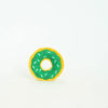 Green Mint Chip Holiday Donutz Sprinkles Squeaky Dog Toy