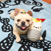 Hugsmart Products Inc dog toys Fiesta Chewsday Burrito Rope Plush Dog Toy