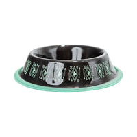 Jojo Modern Pets Bowls Non Skid Stainless Steel Dog Bowl - Unicorn Black