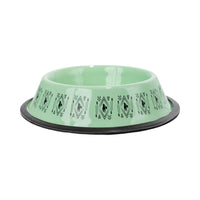 JoJo Modern Pets Bowls Mint Unicorn 24oz. Designer Plastic Non-Skid Dog Bowl