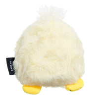 BARK dog toys Tough Chick Chicken Super Chewer Yellow Plush (with Hidden Toy Inside) Dog Toy - Sm