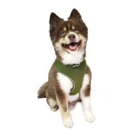 Barker's Bowtique Barker's Bowtique - Hip Doggie-Old Header Cards- Ultra Comfort Harness-Green: XS