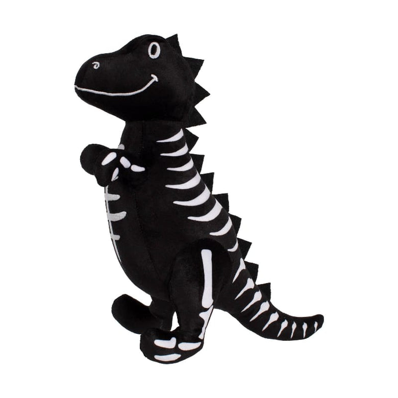 Petshop by Fringe Studio dog toys Trick Rawr Treat Skeletal Rex Halloween Plush Squeak Dog Toy