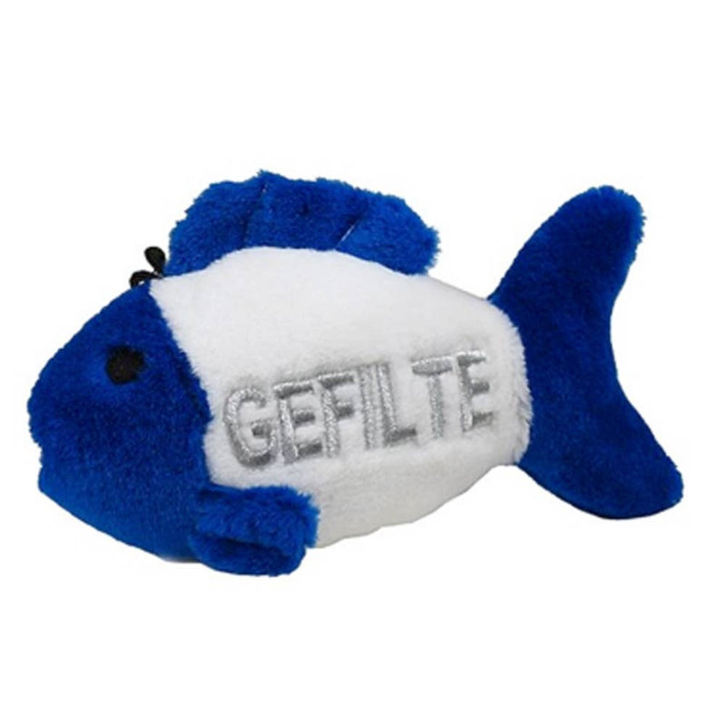Pet Palette Distribution Pet Palette Distribution - Multipet Gefilte Fish Talking Hanukkah Plush Dog Toy 4.5"