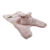 GoDog dog toys Barnyard Buddies Pig Squeaky Plush Flattie Dog Toy - 2 Sizes