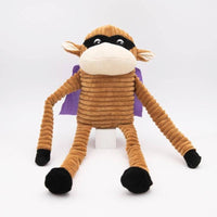 ZippyPaws dog toys Halloween Crinkle SuperMonkey Plush Squeak Dog Toy - 20"