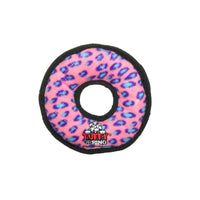 Tuffy Dog Toys - VIP Products dog toys Tuffy Ring Pink Leopard Durable Tough Squeaky Dog Toy Jr