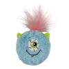 Monster Furr Ball Halloween One-Eyed Blue Plush Cat Toy