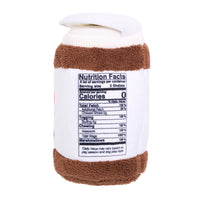 Chocolate Spread Jar Bungee Burrow Plush Squeaky Dog Toy Set