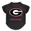 Little Earth Productions Athletic Wear XS GA Bulldogs Black Pet T-Shirt