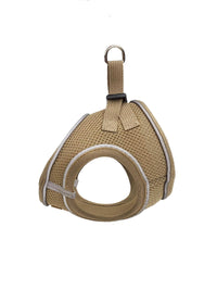 Barker's Bowtique Barker's Bowtique - Hip Doggie - EZ Step-In Harness Vest - Tan: XXS