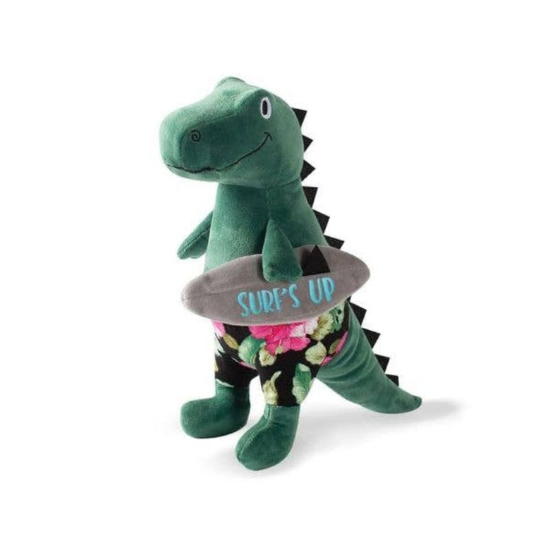 Petshop by Fringe Studio dog toys Surfer Bro Hawaiian Shorts Rex Plush Squeak Dog Toy