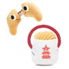 BARK dog toys Chew Mein & Furtune Cookie Rope Plush Interactive Dog Toy - 2 Pc