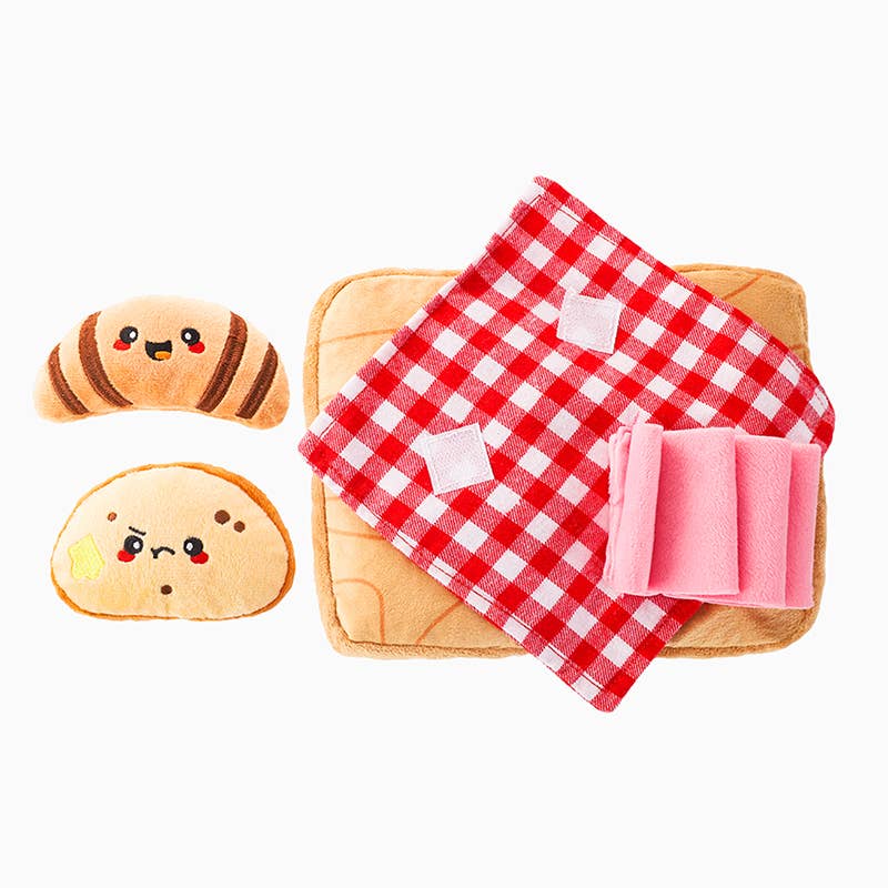 Hugsmart Products Inc dog toys Charcuterie Board Interactive Plush Dog Toy