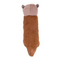 ZippyPaws dog toys Otter Snooziez with Shhhqueaker Plush Dog Toy