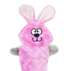 ZippyPaws dog toys Jigglerz Pink Bunny Plush Squeak Dog Toy