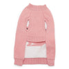 Dogo Pet SWEATERS Easter Bunny with Puffy Tail & Sequin Bow Spring Pink Dog Sweater
