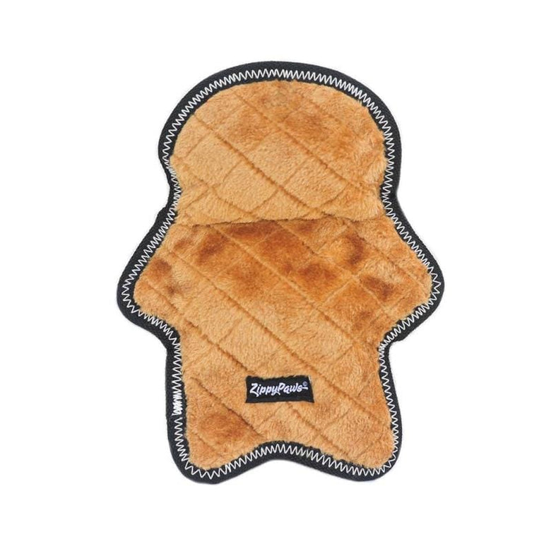 ZippyPaws dog toys Holiday Z-Stitch Gingerbread Man Dog Toy