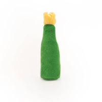 ZippyClaws Cat Toys Cat Crusherz Green Bubbly Plush Cat Toy