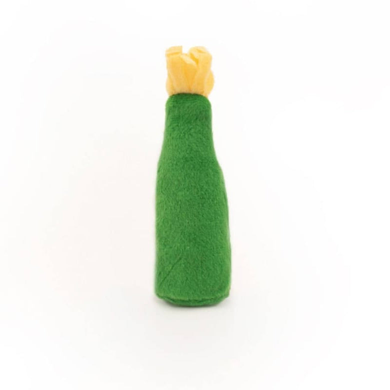 ZippyClaws Cat Toys Cat Crusherz Green Bubbly Plush Cat Toy