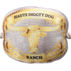Haute Diggity Dog dog toys Western Belt Buckle Plush Squeaky Rope Dog Toy