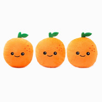Hugsmart Products Inc dog toys Food Party Orange Jam Interactive Plush Dog Toy Set - 4 Pc