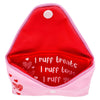 Huxley & Kent Dog Toys Seek 'n Treat Ruff Letter Valentine Plush Speak Dog Toy (Double-Sided)