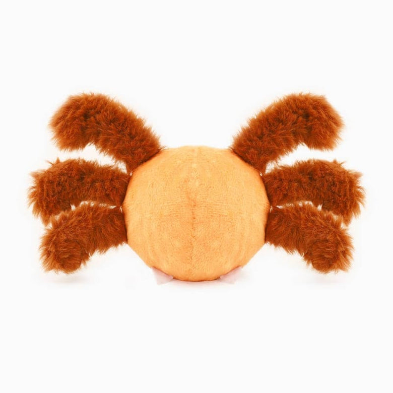 Hugsmart Products Inc dog toys Howloween Night Brown Spider Ball Dog Toy