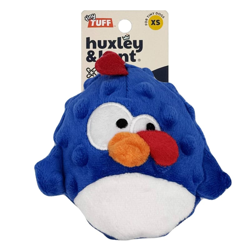 Huxley & Kent Dog Toys Tiny Tuff Chicken Gordon Bleu Plush Squeaky Dog Toy