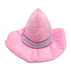 SnugArooz dog toys Stylish Pink Cowboy Hat Save A Horse Plush Squeak Dog Toy - 8"