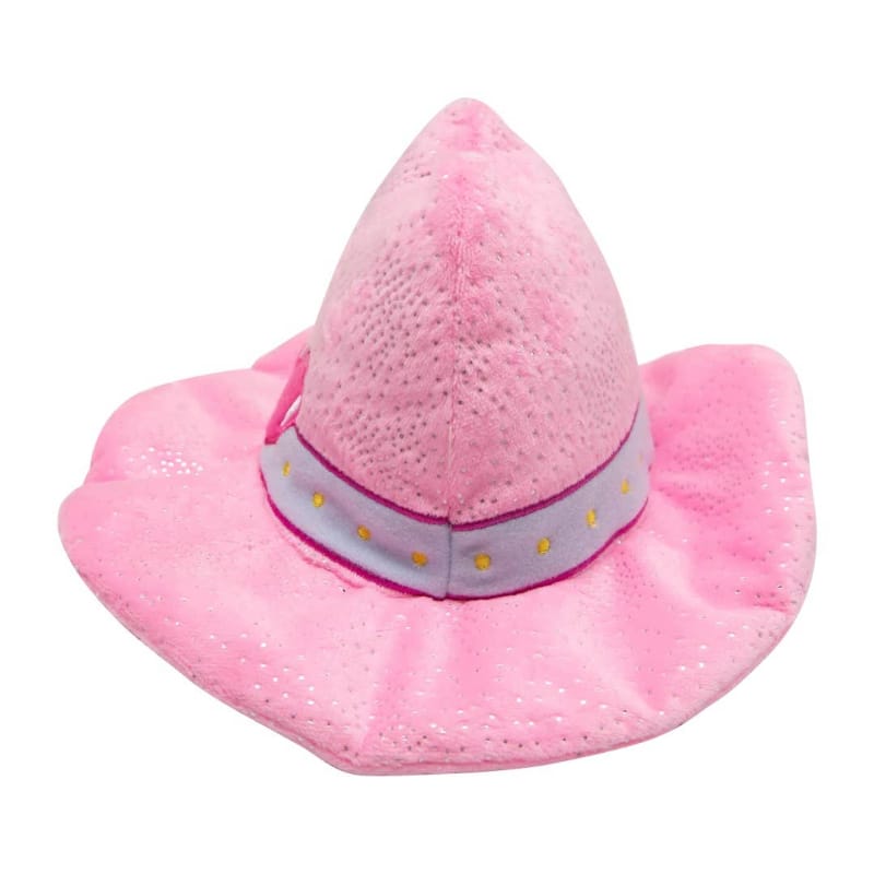 SnugArooz dog toys Stylish Pink Cowboy Hat Save A Horse Plush Squeak Dog Toy - 8"