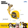 PAWTY Dog Toys dog toys Took Kit Tape Measurer Canvas Squeak Rope Dog Toy
