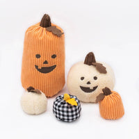 ZippyPaws dog toys Halloween Fall Jumbo Pumpkin Orange Plush Squeak Dog Toy