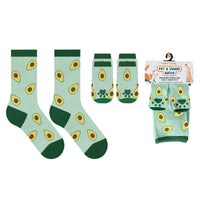 Extreme Fit Wholesale Extreme Fit Wholesale - Matching Pet And Owner Fun Socks - Avocado