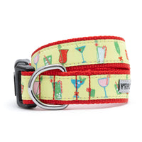Christmas Holiday Cheer Red/ Yellow Colorful Dog Collar