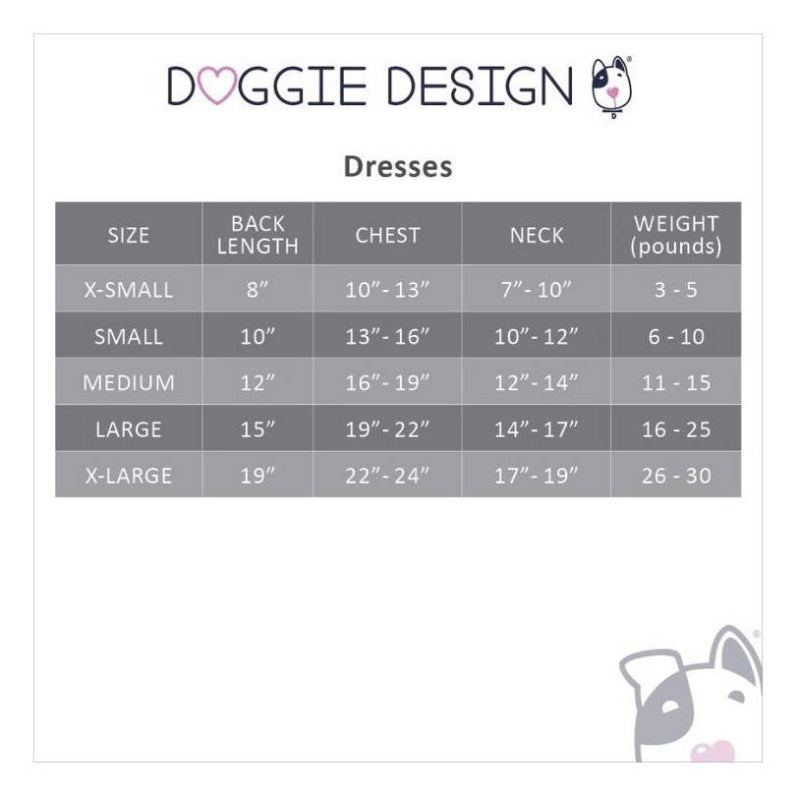 Doggie Design Doggie Design - Patriotic Dog Dress with Matching Leash: X-Large
